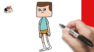 رسم جيف بالخطوات | سلسلة كلارنس | How to draw Jeff from Clarence