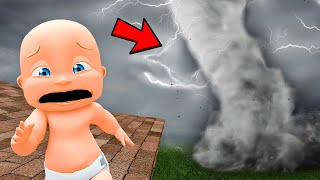 Tornado DESTROYS Baby's House!