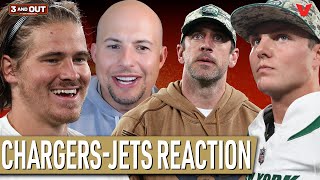 Reaction to Justin Herbert & Chargers win vs. pitiful Zach Wilson & Jets | 3 & Out
