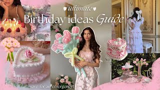 Ultimate Pinterest birthday ideas 🎀 | last minute girly DIYs, party + activity guide ⋆𐙚₊