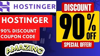 Get Maximum Discount on Hosting from a Hostinger [2024] - 91% OFF DISCOUNT now!