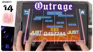 【黒の白】Outrage(Insanity) ALL JUST(MAX-3)【TAKUMI³】