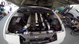 RB25DET New intake Manifold + Start Up