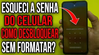 Como tirar senha PIN padrão letra e número de qualquer celular sem formatar ESQUECI A SENHA 🧐