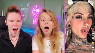 Reacting To Lesbian TikTok Thirst Traps Pt 07 Hailee And Kendra
