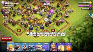 Clash of clans atıcı test #2 999 tane