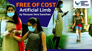 Free of Cost Artificial Limb by Narayan Seva Sansthan