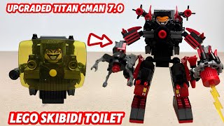 Lego Skibidi Toilet | Upgraded Titan Gman 7.0 | Minifigures Lego Unofficial