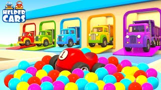 Car cartoons for kids & Cars cartoon full episodes - Street vehicles & trucks for kids