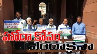 YSRCP MP's Protest For AP Special Status at Parliament | హోదా ఉద్యమాన్ని మరింత ఉధృతం చేస్తాం..!