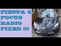 How to remove radio in 2011-2017 Ford Fiesta. Radio fixed!