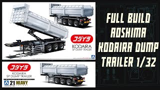 FULL BUILD AOSHIMA KODAIRA SP DUMP TRAILER 1/32