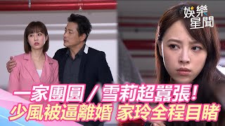 一家團圓／小三雪莉超囂張！少風被逼「3天內離婚」家玲全程目睹｜娛樂星世界