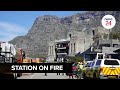 WATCH Cape Town firefighters battle two blazes - at cableway station and near Strand Street