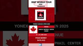 KALENDER LENGKAP BWF WORLD TOUR 2025 : Malaysia Open, Indonesia Open, All England \u0026 Lainnya!