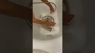 Cleaning Aqua Nozzle for brass instruments