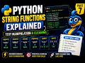 Python String Functions Explained Text Manipulation & Cleaning/part 7.Creator:[@DataWithBaraa]
