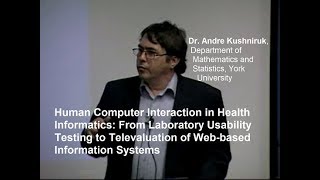 2004-06-23: Human Computer Interaction in Health Informatics (Q\u0026A)