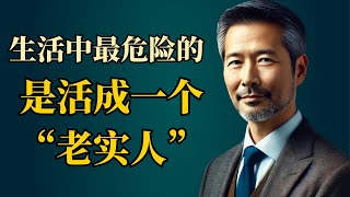 生活中最危险的，是活成一个“老实人”！人际关系的本质是价值交换，而非单纯的善意，学会保护自己，远离无原则的付出与牺牲 #人生感悟 #自我提升#觉醒 #老实人