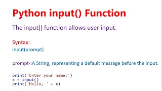 User input in Python | Command Line Input | Input Statement | input Function in Python Hindi 14