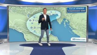 Meteo: neve in arrivo al Nord.