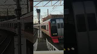 名鉄2200系大江駅通過