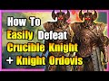 How To Defeat Crucible Knight Duo (Knight Ordovis) - Elden Ring