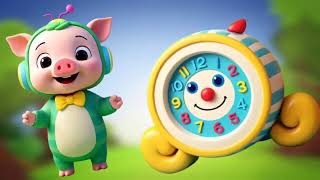 Hickory Dickory Dock Poem | CoComelon Most Viewed Fun Nursery Rhymes \u0026 Animals Learn Colors