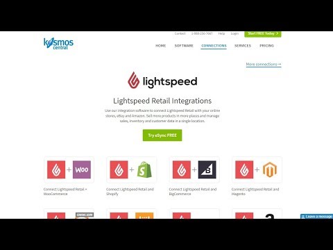 Connect Lightspeed Retail Pos To Ecommerce Youtube