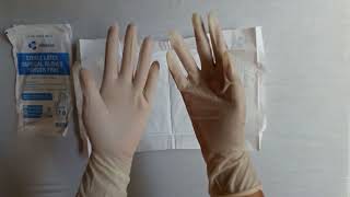 Wearing and Removing Sterile Gloves (Open Method)