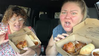 Crystal and Tammy International Mukbang at Swiss Chalet