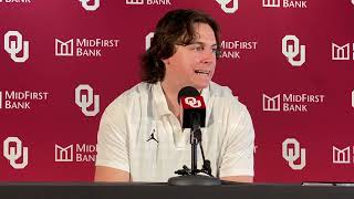 Oklahoma Football: QB John Mateer introductory press conference