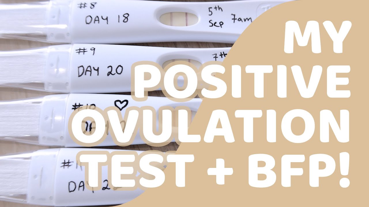 MY POSITIVE OVULATION TEST / Test Progression + My Bfp Pregnancy Test ...