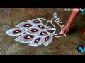 thaipusam kolam thaipusam special peacock rangoli design vani rangolis