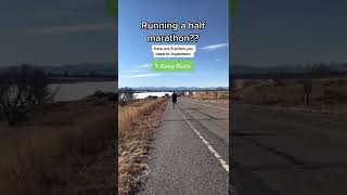 5 Pillars for Half & Full Marathon Training