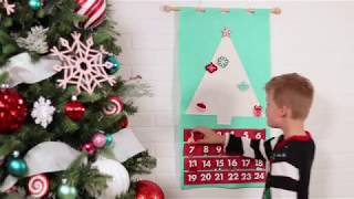 DIY A Unique Felt Advent Calendar | VELCRO® Brand \u0026 @AlexisMiddletonPersiaLou