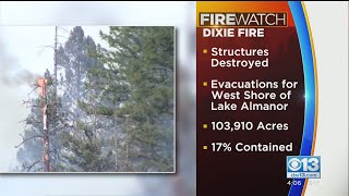 Dixie Fire Grows To Over 100K Acres