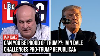'Can you be proud of your candidate?' Iain Dale challenges Pro-Trump Republican | LBC