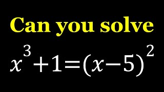 Solving A Nice Cubic Equation | #Factoring #Algebra