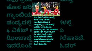 ಅಂತಾರಾಷ್ಟ್ರೀಯ ಕ್ರಿಕೆಟ್​ನಲ್ಲಿ ಝಿಂಬಾಬ್ವೆ ಹೊಸ ವಿಶ್ವ ದಾಖಲೆ #cricket #zimbabwe #record #ಕನ್ನಡವಾರ್ತೆ