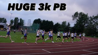 I RAN A HUGE 14 SECOND 3K PB! | NEGP MONKTON STADIUM