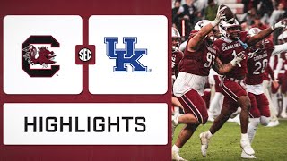SEC Football: Kentucky at South Carolina Highlights