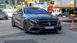 BRABUS 700 S63 AMG 5.5 V8 BiTurbo - Acceleration Sounds \u0026 Driving in Monaco !