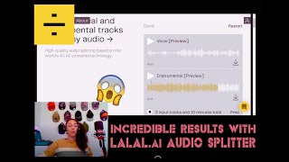 Lalal.ai Audio Splitter! INCREDIBLE RESULTS! | FREE PACK for splitting 3 Songs! | I got emotional😭