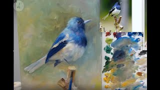 【油画零基础入门教程】油画系列课程05. 小鸟画法丨Oil Painting for Beginners - Basic Techniques + Step by Step