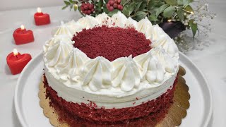 كيكة الريد فيلفت |Red Velvet Cake ❤