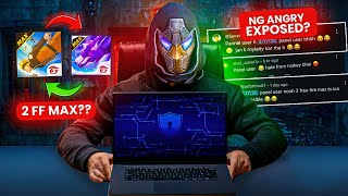 NG ANGRY EXPOSED ON LIVE 💔2 FF MAX🤡|| NG ANGRY✨|@NonstopGaming_