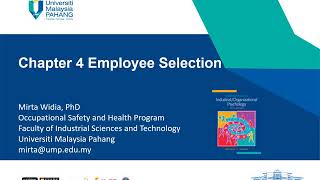 Chapter 4 Employee selection