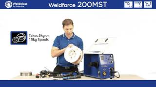 Introducing the Weldforce WF-200MST MIG/Stick/TIG welder by WELDCLASS