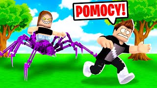 JENNA-PAJĄK CHCE MNIE ZJEŚĆ w ROBLOX! (Spider)